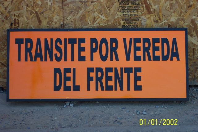 Letreros de Obras