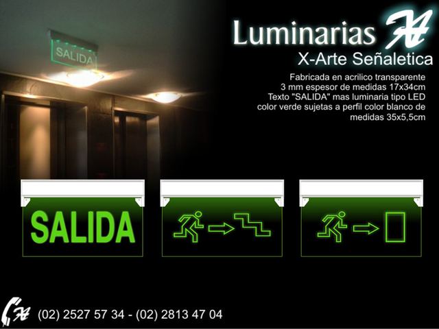 Fotoluminiscente y luminarias
