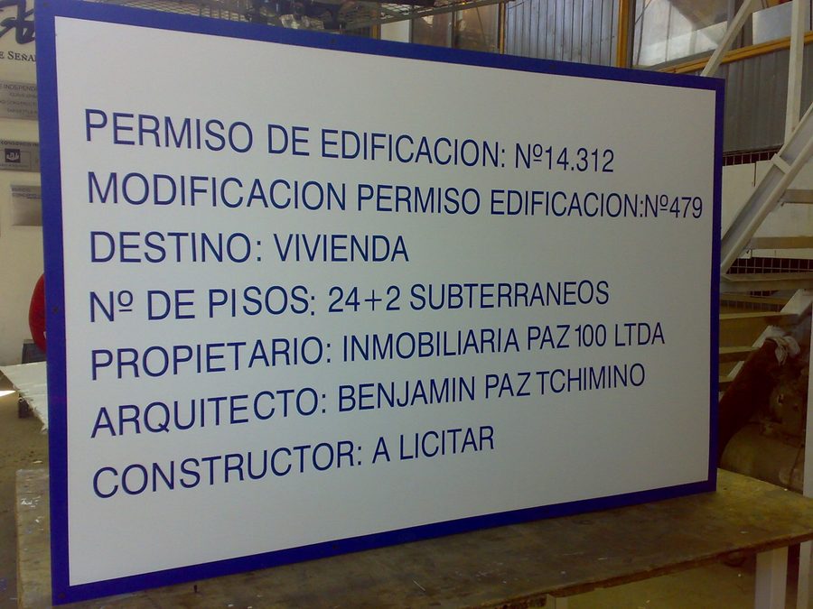 Letreros de obras