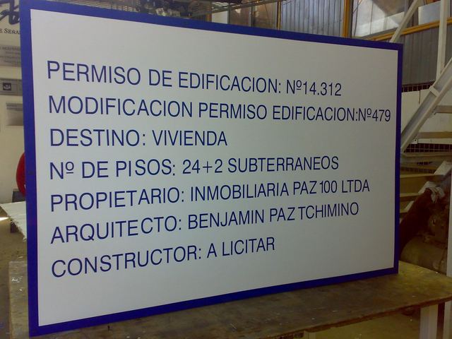 Letreros de obras - Letreros de obras